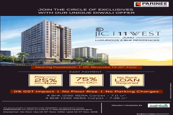 Pay 25% now & 75% on OC at Parinee 11 West in Mumbai